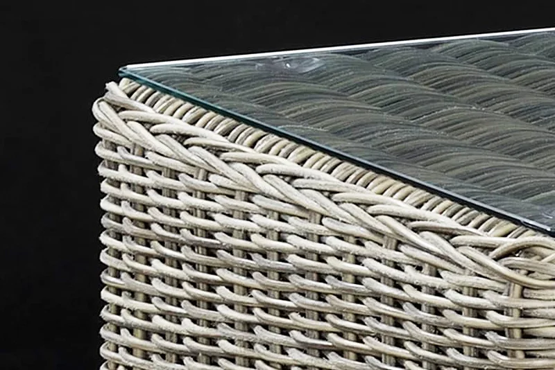 BHR Villa Courtyard Furniture Weaving Rattan Round Garden Furniture Set Rattan Sofa