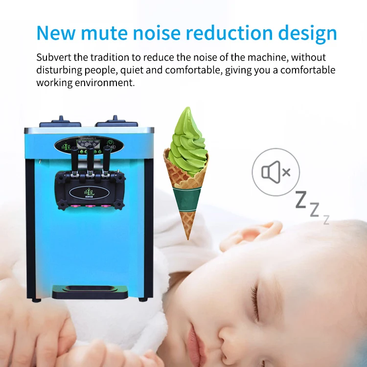 
MK-36CT Miken Soft Serve Ice Cream Machine Icecream Maker machine factory price for USA 
