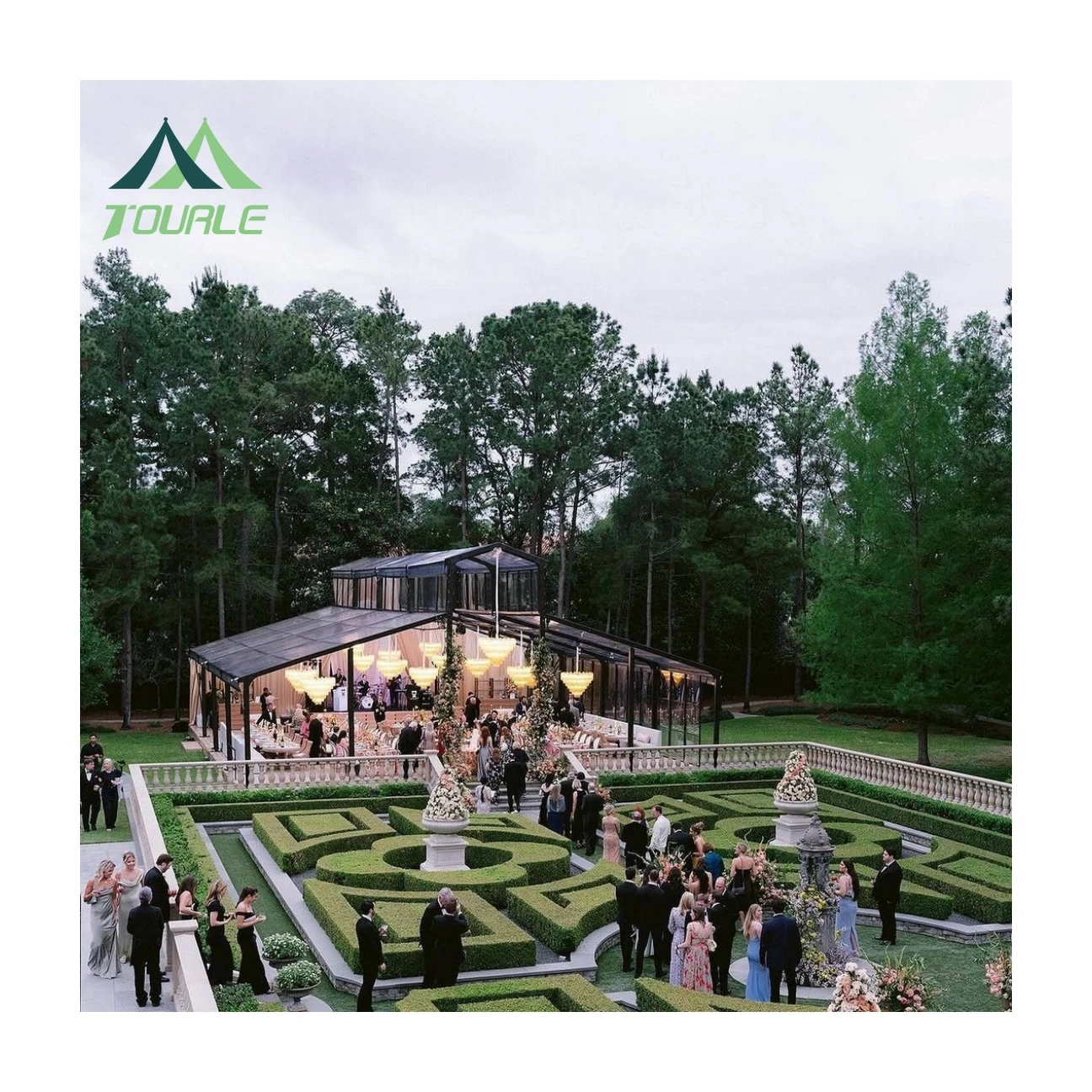 Large Banquet Professional Custom Party Wedding Tent  For 500-1000 People Events Outdoor Atrium tent