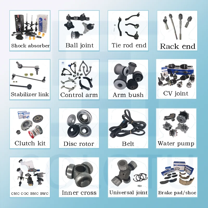 auto brake Systems spare parts car disc pads shoes for suzuki