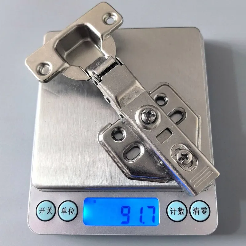 Doncic MOQ100 Special Discount 90g Cold-rolled Steel Soft Close Hydraulic Cabinet Concealed Hinge 0 & 8 & 15 Mm Furniture Hinge