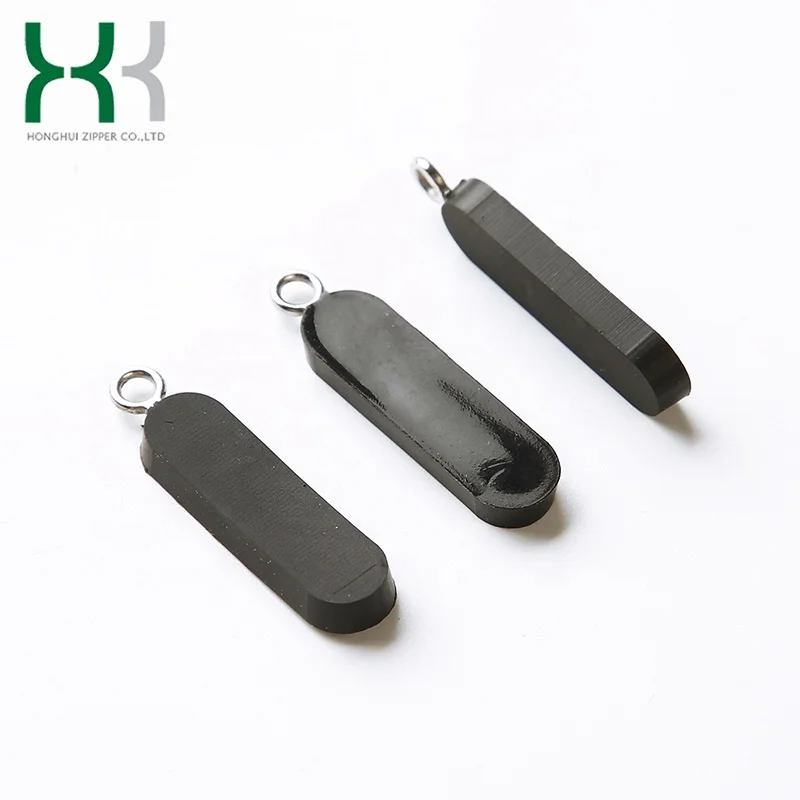 Шнур с логотипом под заказ, экологически чистый пластиковый резиновый Съемник на молнии для рюкзака, одежды