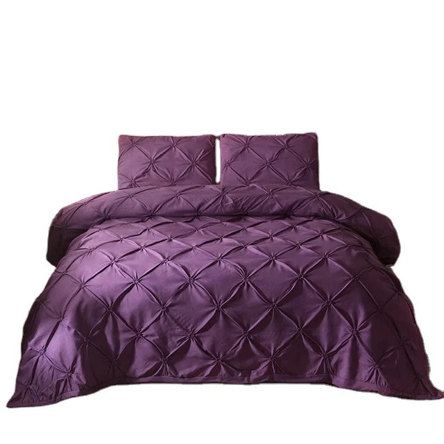 Luxury Bedding Set King Size Bed Linen 100% Cotton Home Fitted Bed Sheet