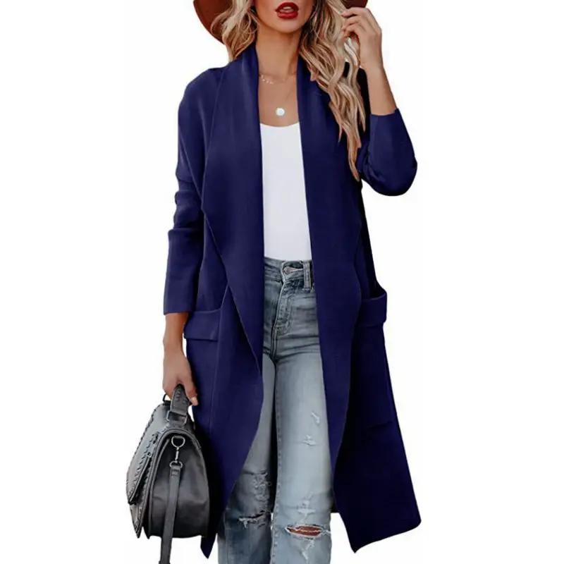 2022 Wholesale Autumn Winter Ladies Coat Casual Long Jacket Winter Long Coat For Women