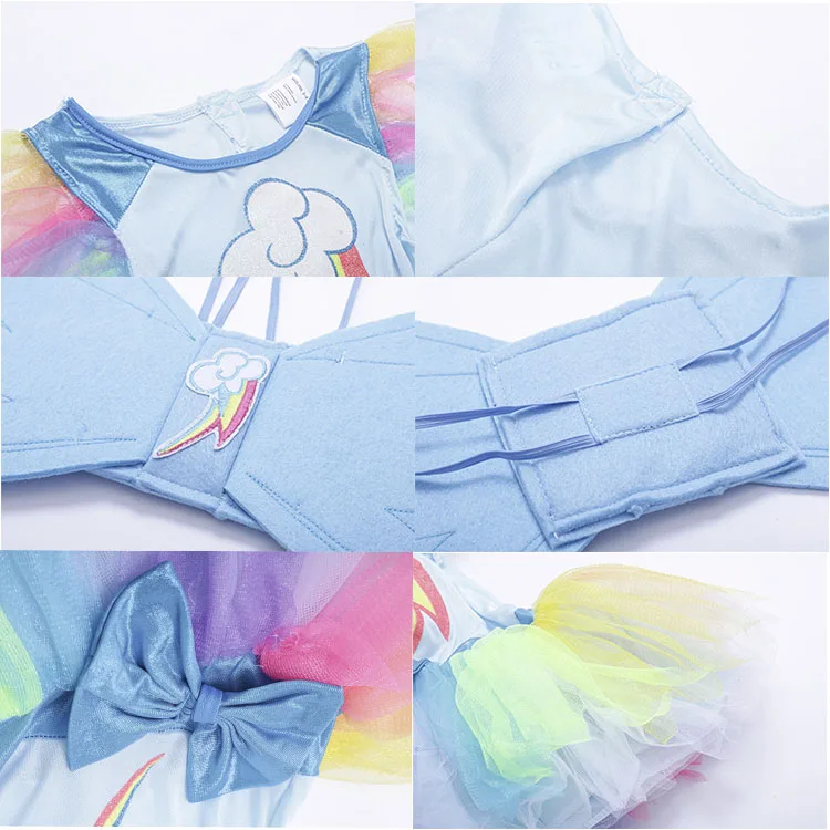 Заводской OEM костюм на Хэллоуин для девочек карнавальный детский костюм для косплея костюм для вечеринки с крыльями