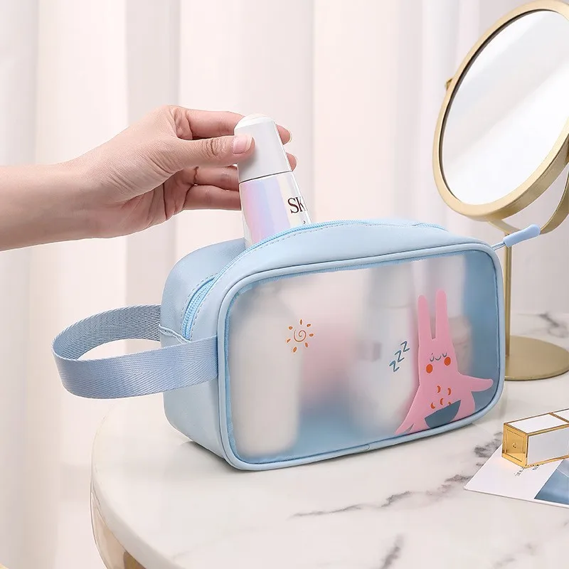 Custom LOW MOQ Hanging Hook Water-resistant Makeup Organizer Bags Storage Travel Toiletry Bag