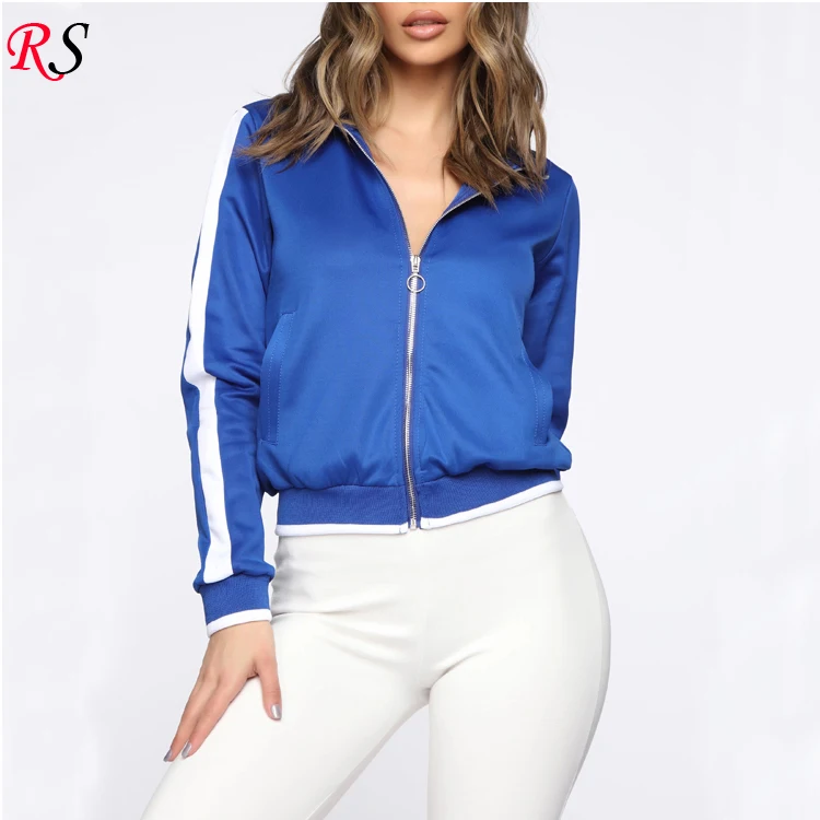 China Factory Fashion Fitness Track Jacket Womens Jackets And Coats 2019