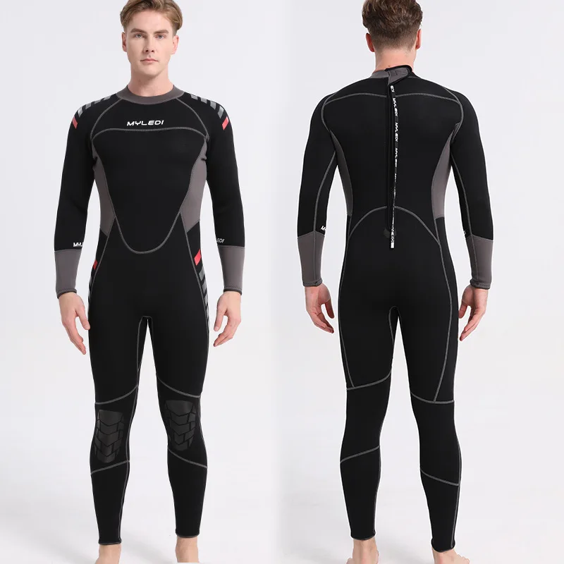 Mens Nice Quality 3mm Neoprene Warm Swimsuits Diving Swimming Surfing Wetsuits