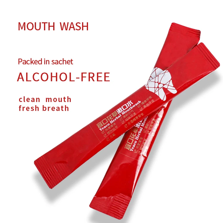 Travel Packaging Cruelty Free Eco-Friendly Activated Charcoal Natural Mouthwash