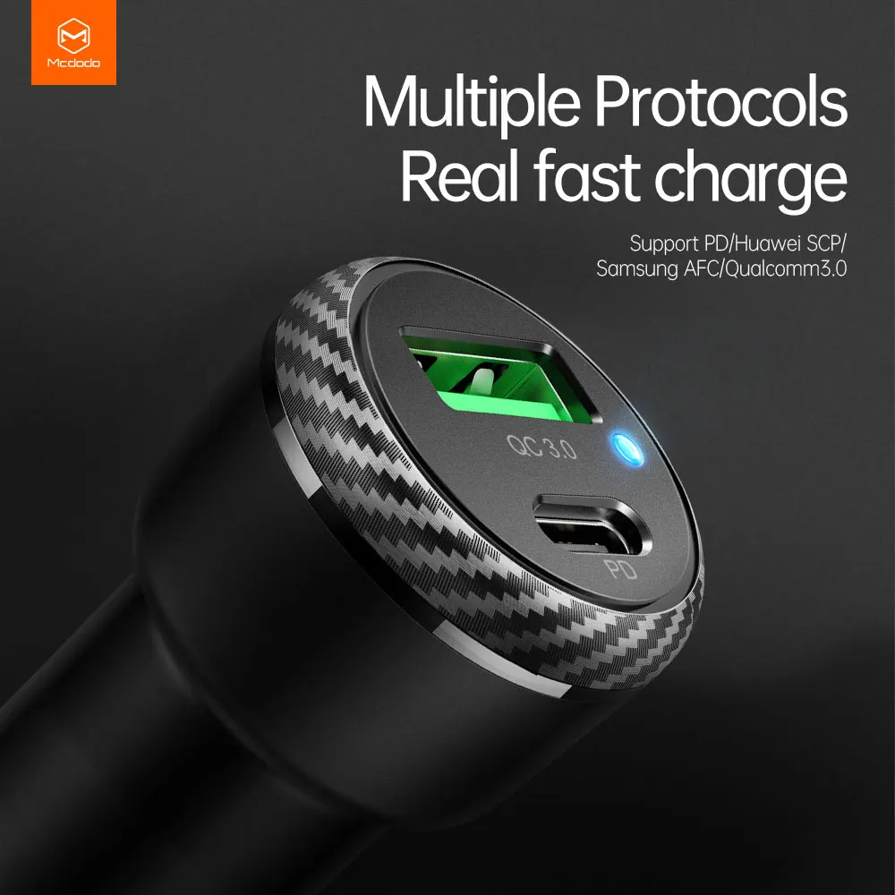 Exw цена акционное портативное автомобильное быстрое зарядное устройство Qc3.0 двойное алюминиевое металлическое 38 Вт простое Pd