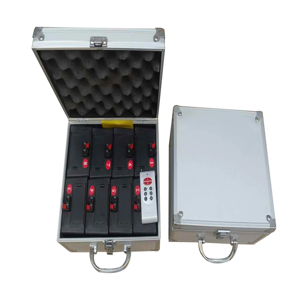 High Quality 8 Channel 8 Cue 4.2V Rechargeable Battery Wireless Remote Control Cold Fire-Works Firing System