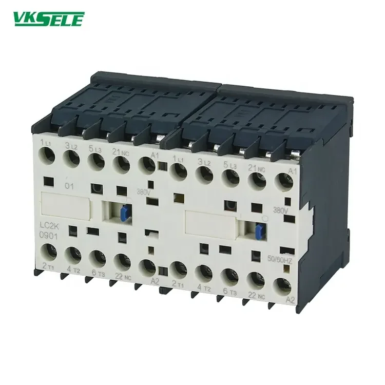 WEIKESEN LC2K0901 переплетенный Электрический магнитный контактор переменного тока 24V 48V 110V 220V 230V 380V Прямая поставка с завода