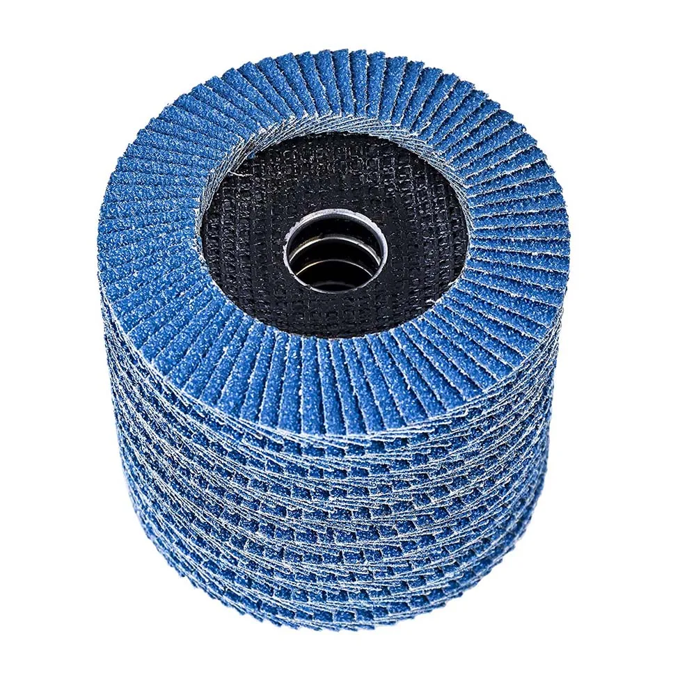 DELUN China Factory 4.5 Inch 115mm Hot Quality Flap Grinding Wheel For Polishing Stainless Steel In Competitive Price