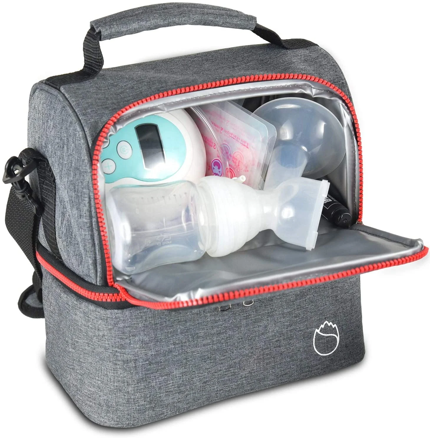 Nursing Mon Insulated Baby Bottle Breast Milk Cooler Tote Bag