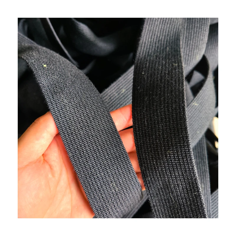 Factory Customization 45mm black intermediate aramid webbing High temperature resistance flame retardancyaramid fiber webbing
