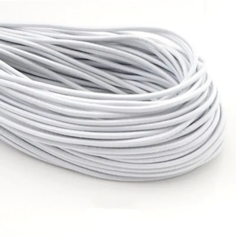 Elastic Band Rope Cord 1 Cm Decorative Rope Shock Cord Knot Rope Underwear Accessories Red And Black Shock Cord High Elasticity