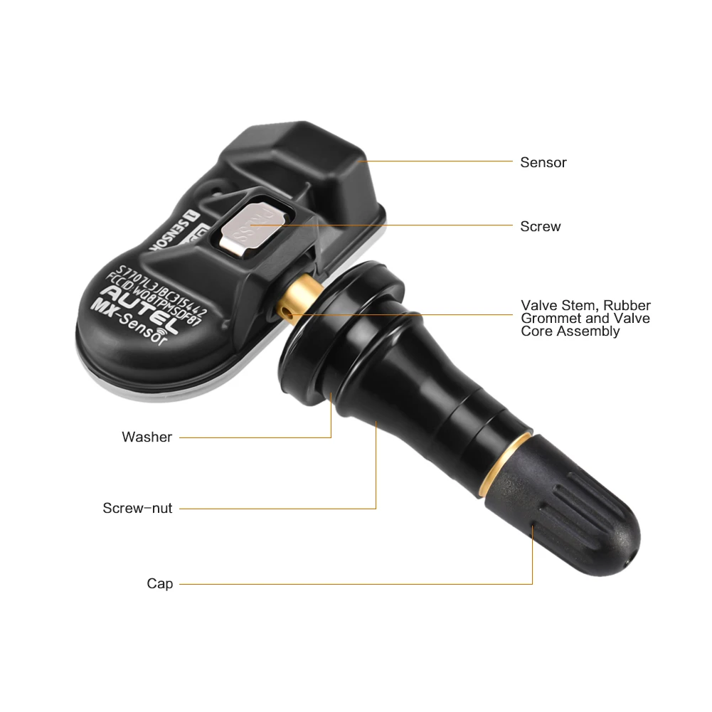  100% Оригинальный универсальный программатор Autel TPMS Датчик давления в шинах MX-sensor 433 МГц 315 2 1