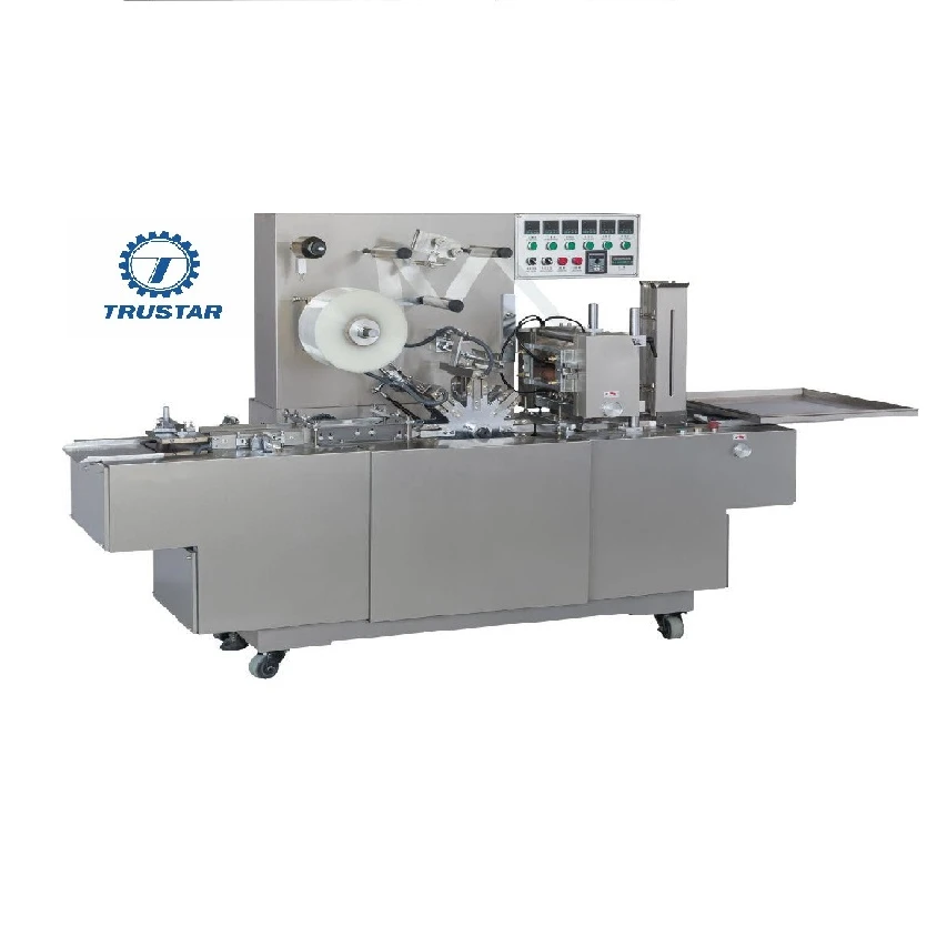 Automatic Packaging Machine Transparent Film Medic Box Cosmetic Mask Carton Cellophane with BOPP or PVC