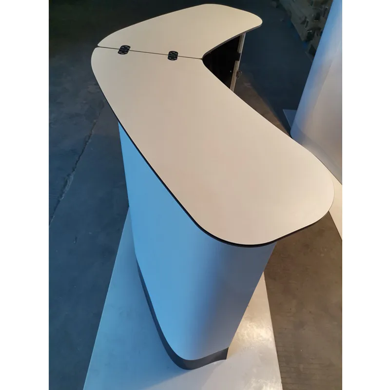 Portable shell case as portable promotion table advertising promotion table counter stand