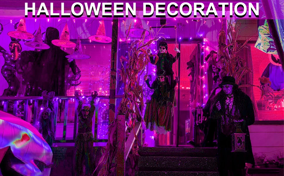 50W LED UV Lights for Glow Party 110V 220V Waterproof Blacklight Floodlight 395nm Spotlight Purple Lamp for Halloween Decor_9