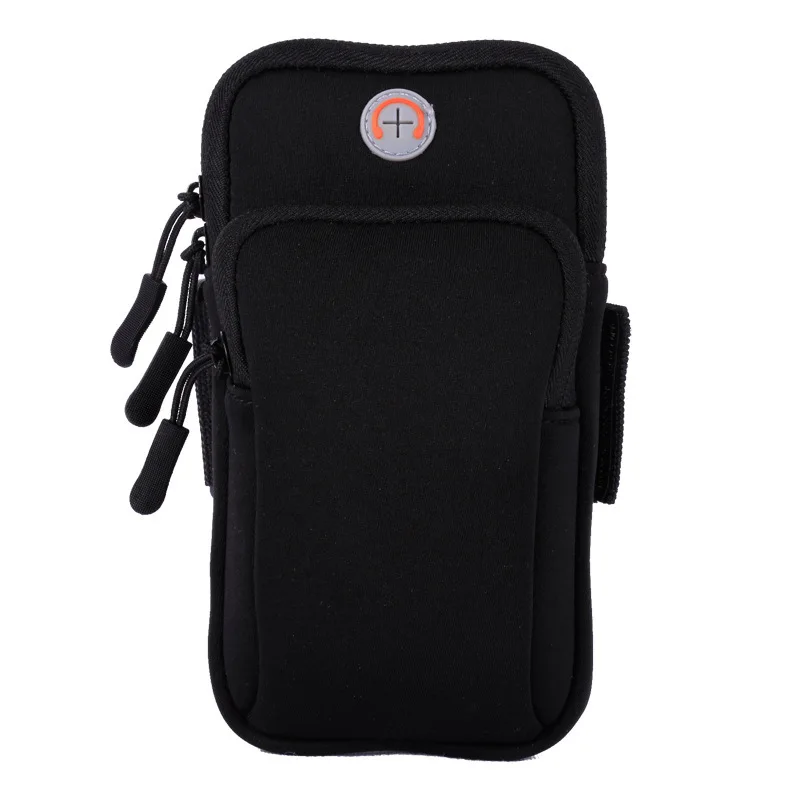Multifunctional Outdoor Sports Armband Sweatproof Arm Bag Pocket with Key Holder Wallet for Gym Running Fit