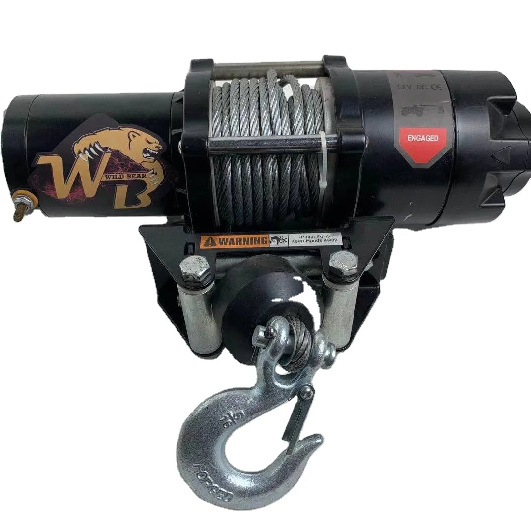DAO ce approved atv winch 4500 lbs electric winch atv 2 ton