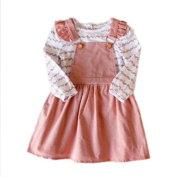 Hot Sale Budi Long Sleeve Kids Clothing Sets  Baby Girls Autumn clothes