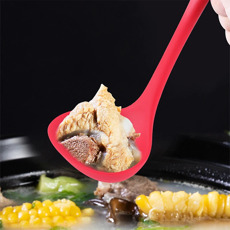 Silicone kitchen utensils five-piece set high temperature resistant spatula spoon non-stick cooking kitchen tools