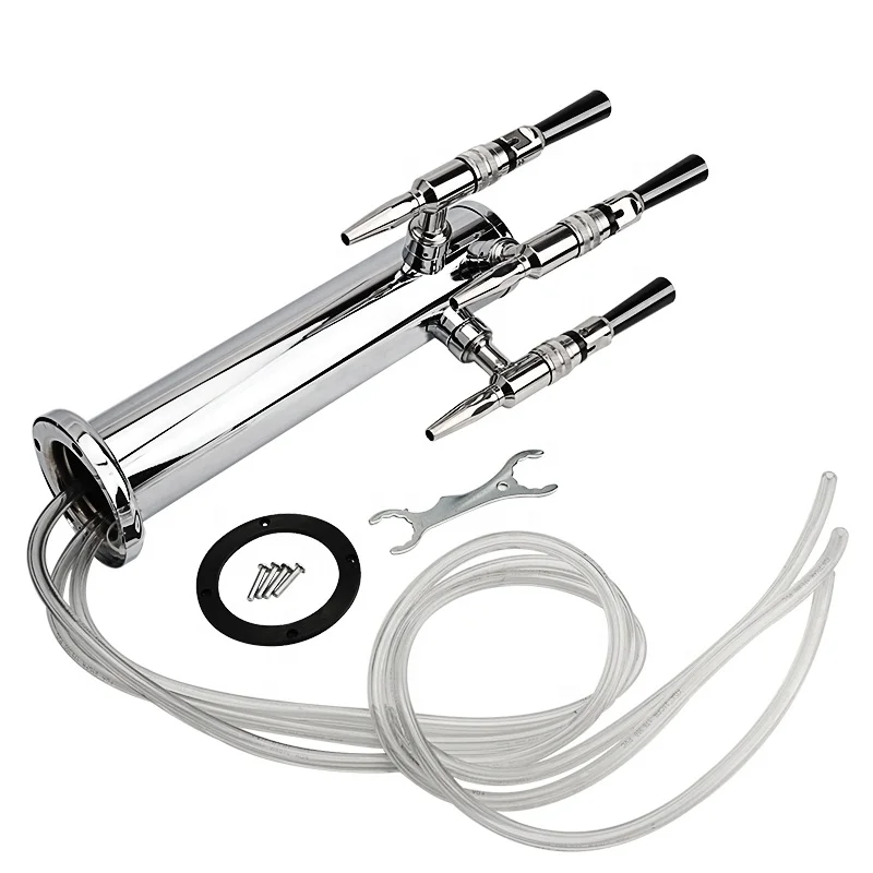 Хромированная пивная башня, однократный дозатор для пива с нитро-кофейным краном