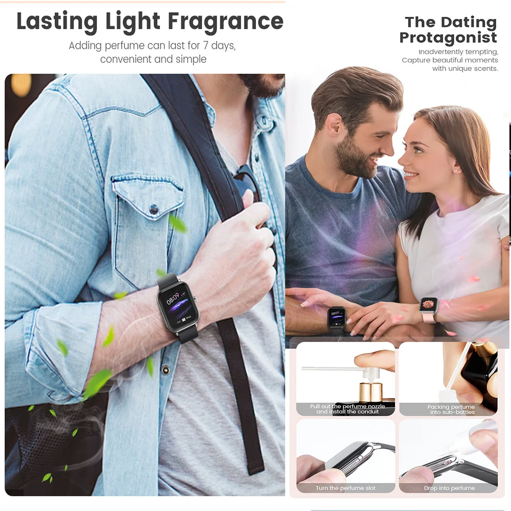 Hot fashion high quality best luxury lady man smart watch couple watch set gift for man and women couple lovers