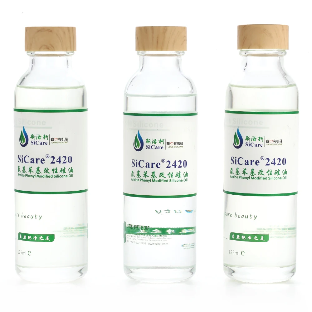 SiCare2420 аминопропилфенилтриметикон, аминомодифицированное силиконовое масло для ухода за волосами, кондиционера для волос и лечения волос