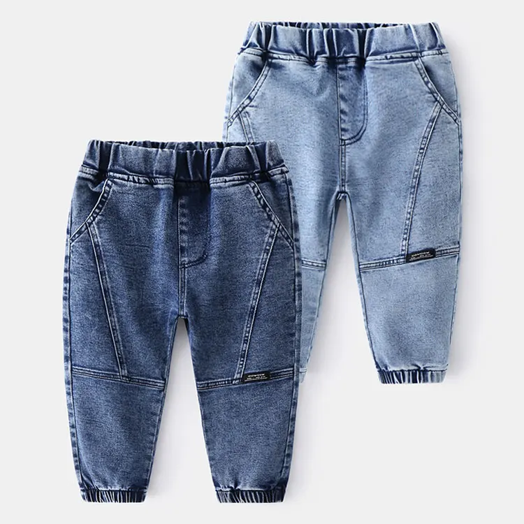 
Straight Elastic Denim Pants Jeans Trousers boys fashion pants 