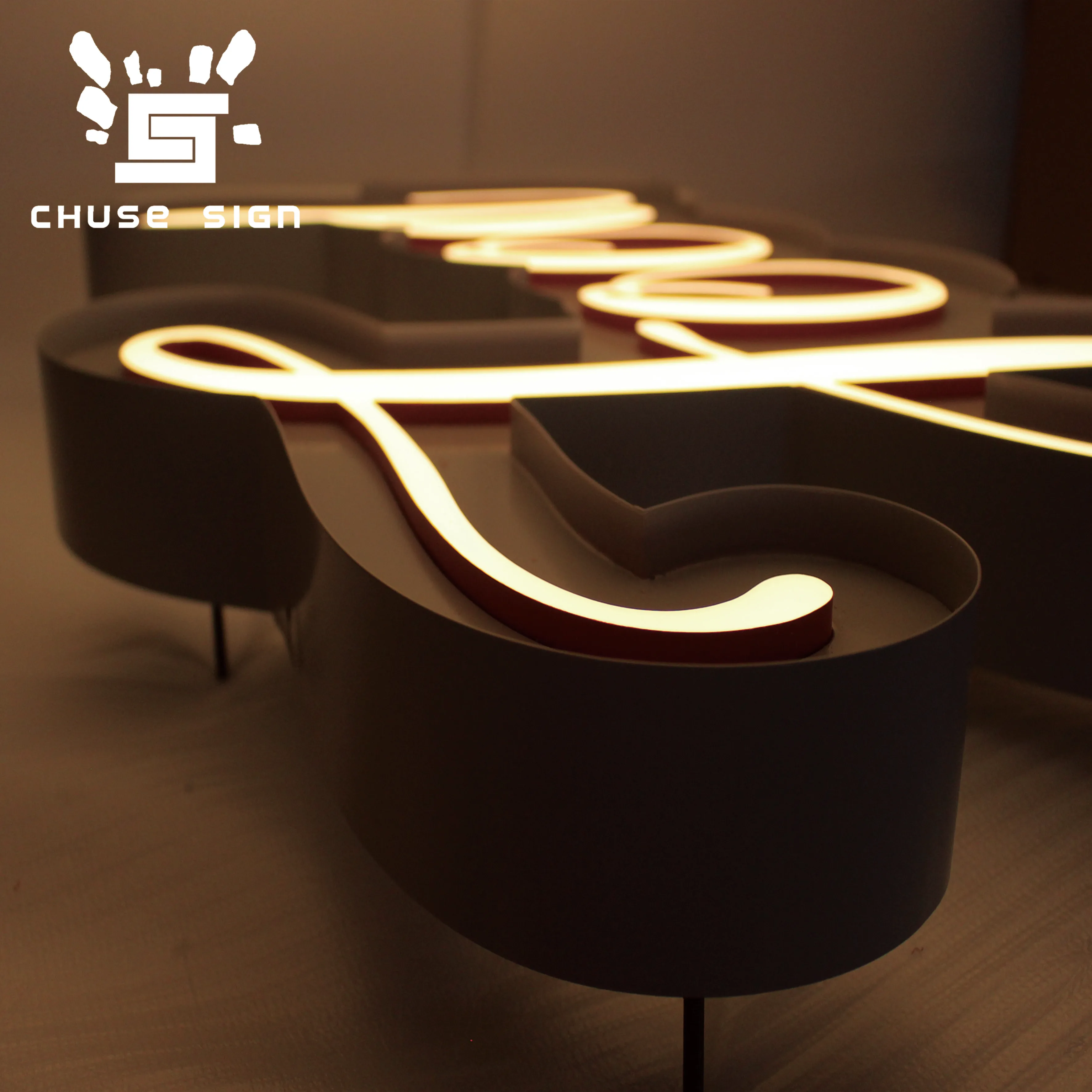  CHUSE led letter Custom sign Electronic Channel Letters Led Light Box