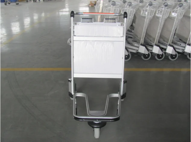 Airport trolley with break Aluminum/stainess steel luggage cart