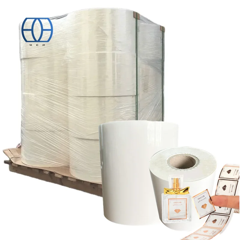 waterproof transparency BOPP  for Label printing self adhesive film