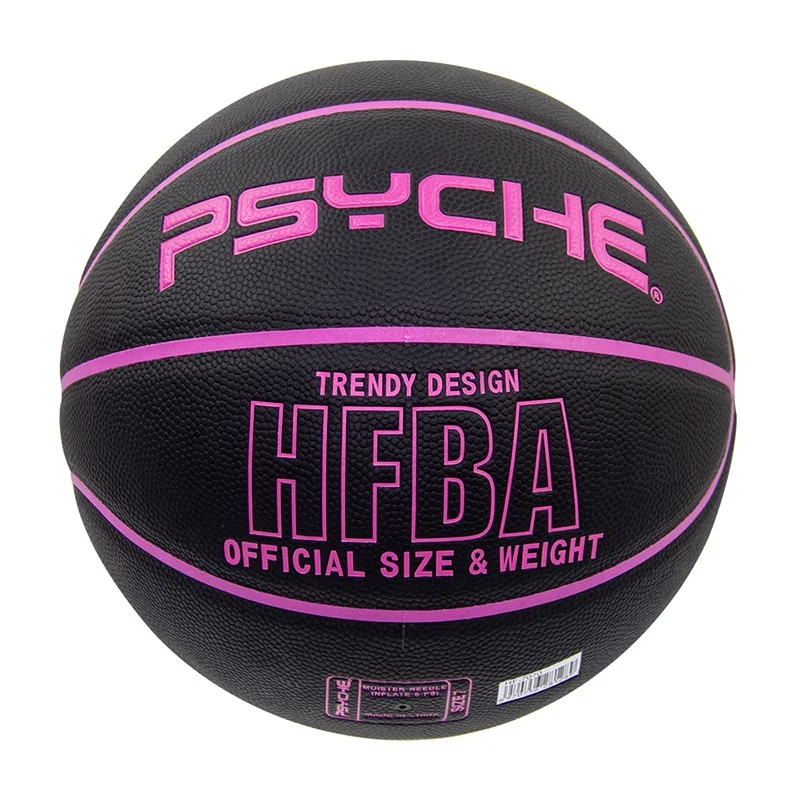 High Quality PU Leather Material Daily Training Low MOQ For Customization Basketballs Size 5 6 7 Balls