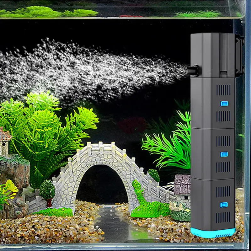 SUNSUN 3W 6W 16W 23W Multifunction Internal Aquarium Filter Pump High-quality ABS Plastic Small Fish Tank Filter