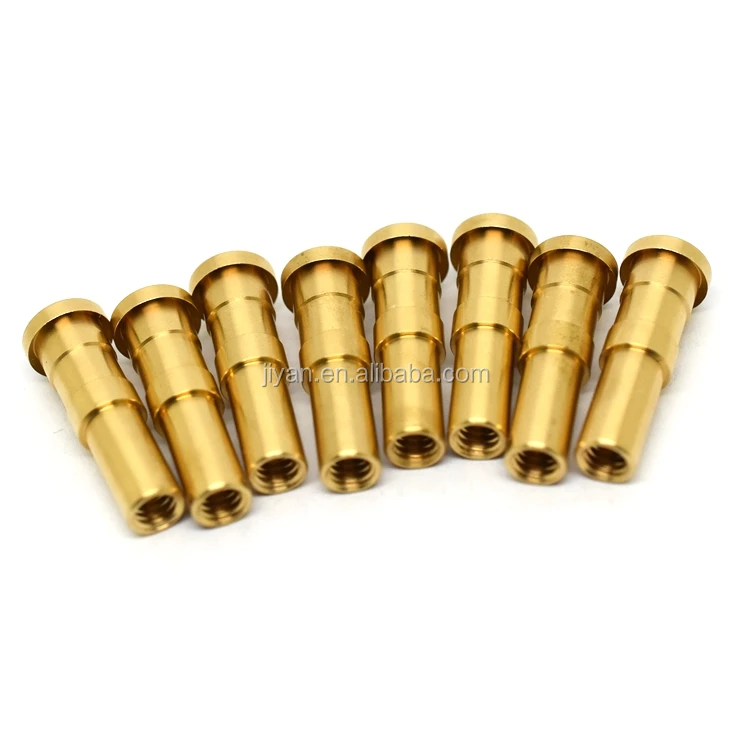 CNC precision machining brass precision parts turning lathing tube/pipe