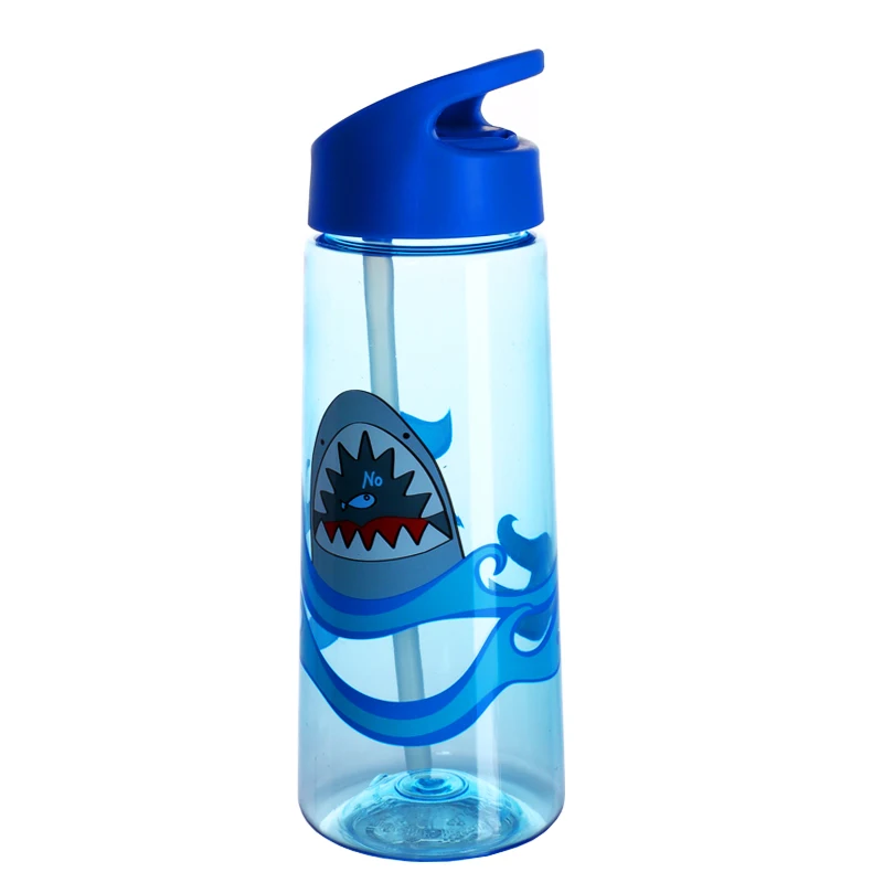 От производителя BPA бесплатно портативный детская бутылка для воды с соломенной крышкой TS-9154 650