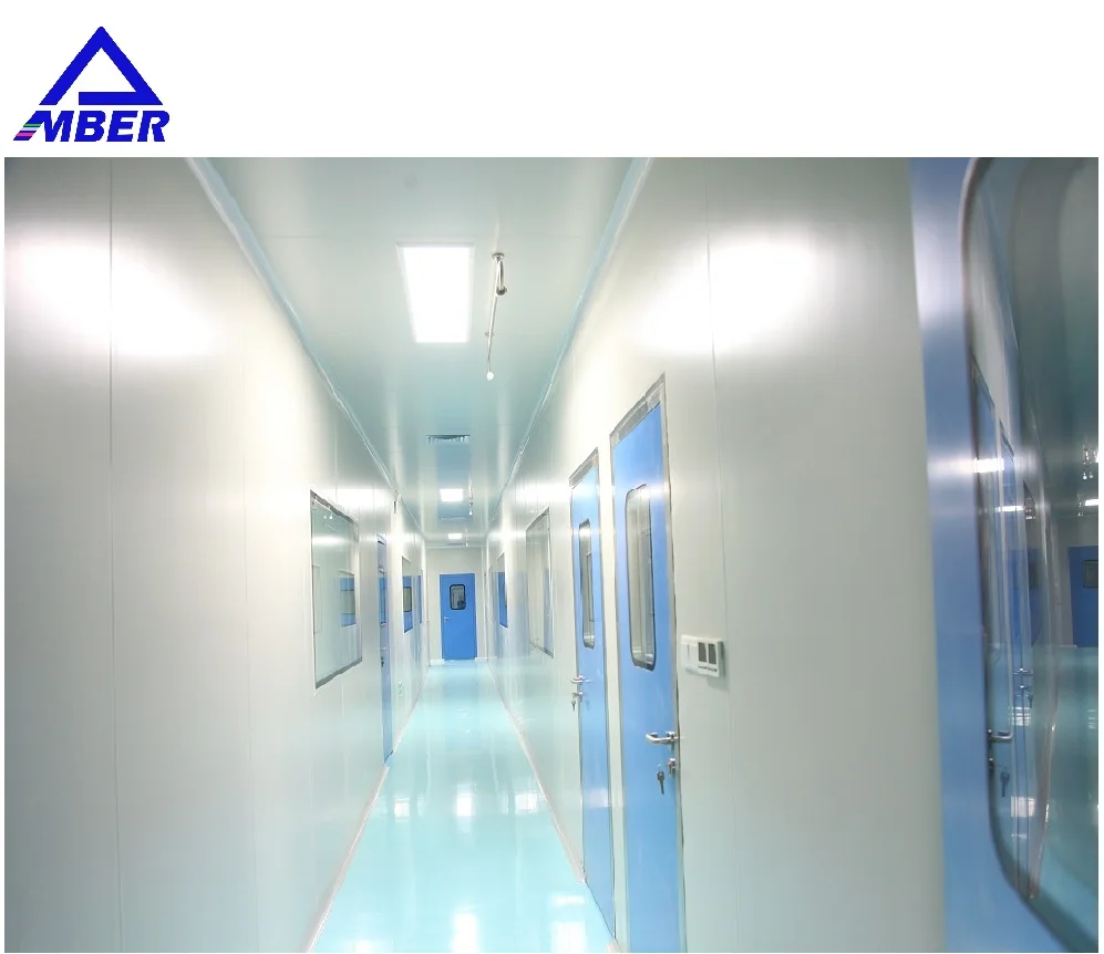 Panels Wall Laboratory Isolation Fireproof Iso 8 Design Construction Project Ceiling Workshop Hospital Cleanroom Wall Panelling