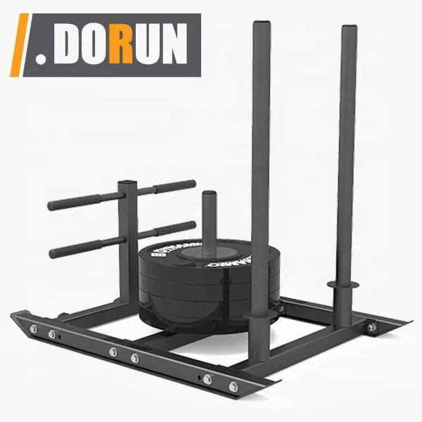Heavy Duty Weighted Power Speed Training Sled with Shoulder Harness