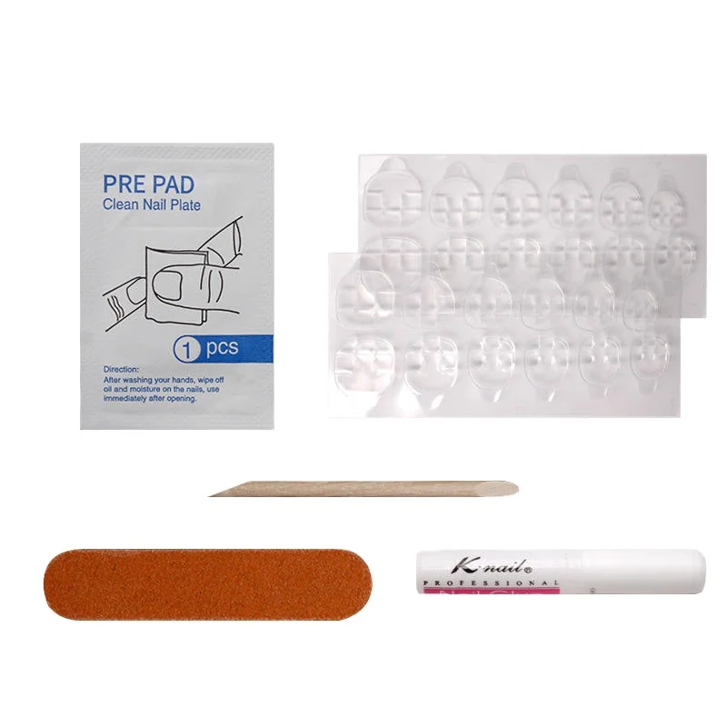 Knail Wholesale colorful Finger Decoration Stiletto full cover 24pcs press on nails with luxury boxes