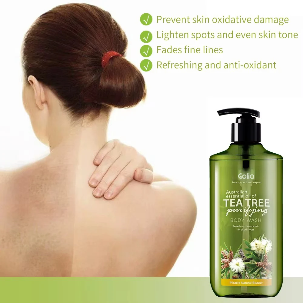 Beaver High Quality Wholesale Natural Organic Refreshements Liquid Tea Tree Best Body Wash Shower Gel
