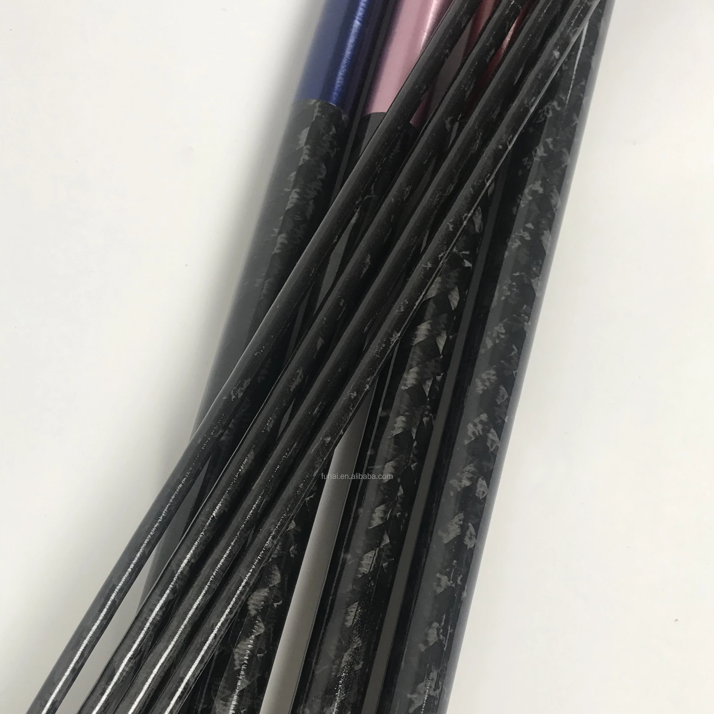 30T 40T High Carbon 2 Section Blank, 100% Carbon Fiber Fishing Rod Blank