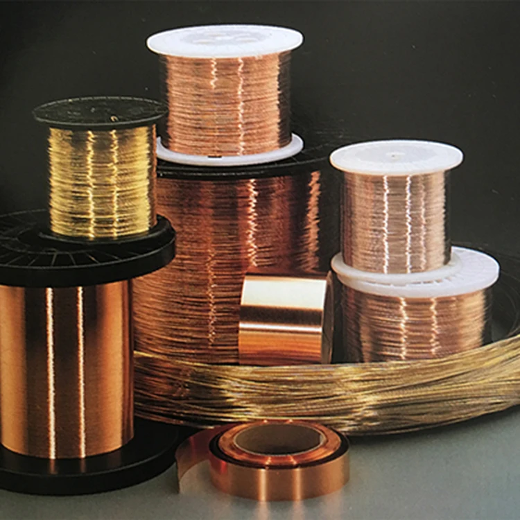 Heat Resistance  Enamelled Copper Wire 180 degrees Copper Wire Naked Brass Wire