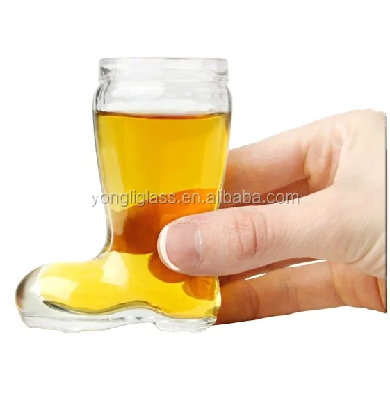 NEW PRODUCTS glass beer boot cups   boot shape beer glasses