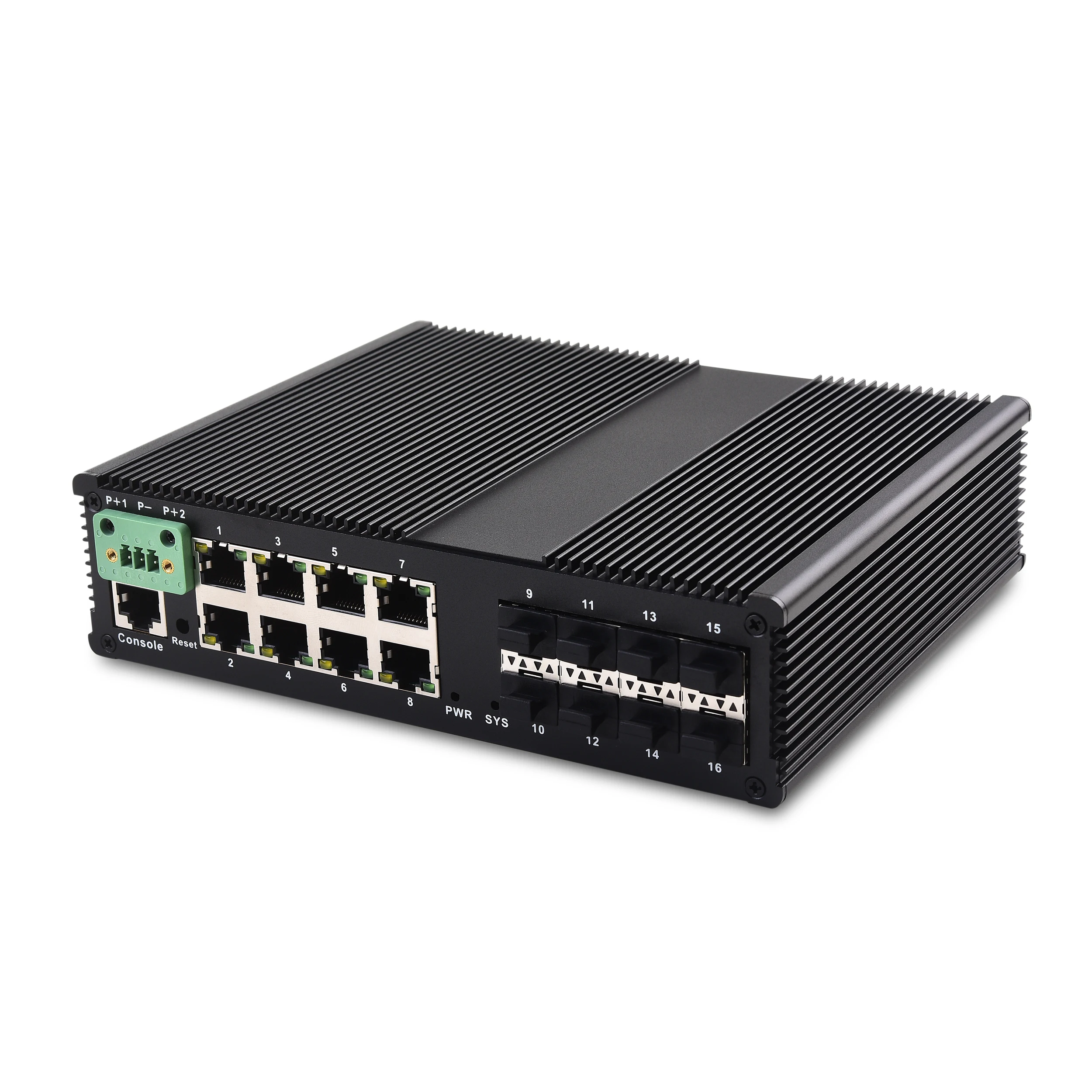3C-LINK неуправляемый или управляемый 8 портов PoE + Ethernet 1000 м и гигабитных SFP Педальный коммутатор волоконно-Промышленный Коммутатор