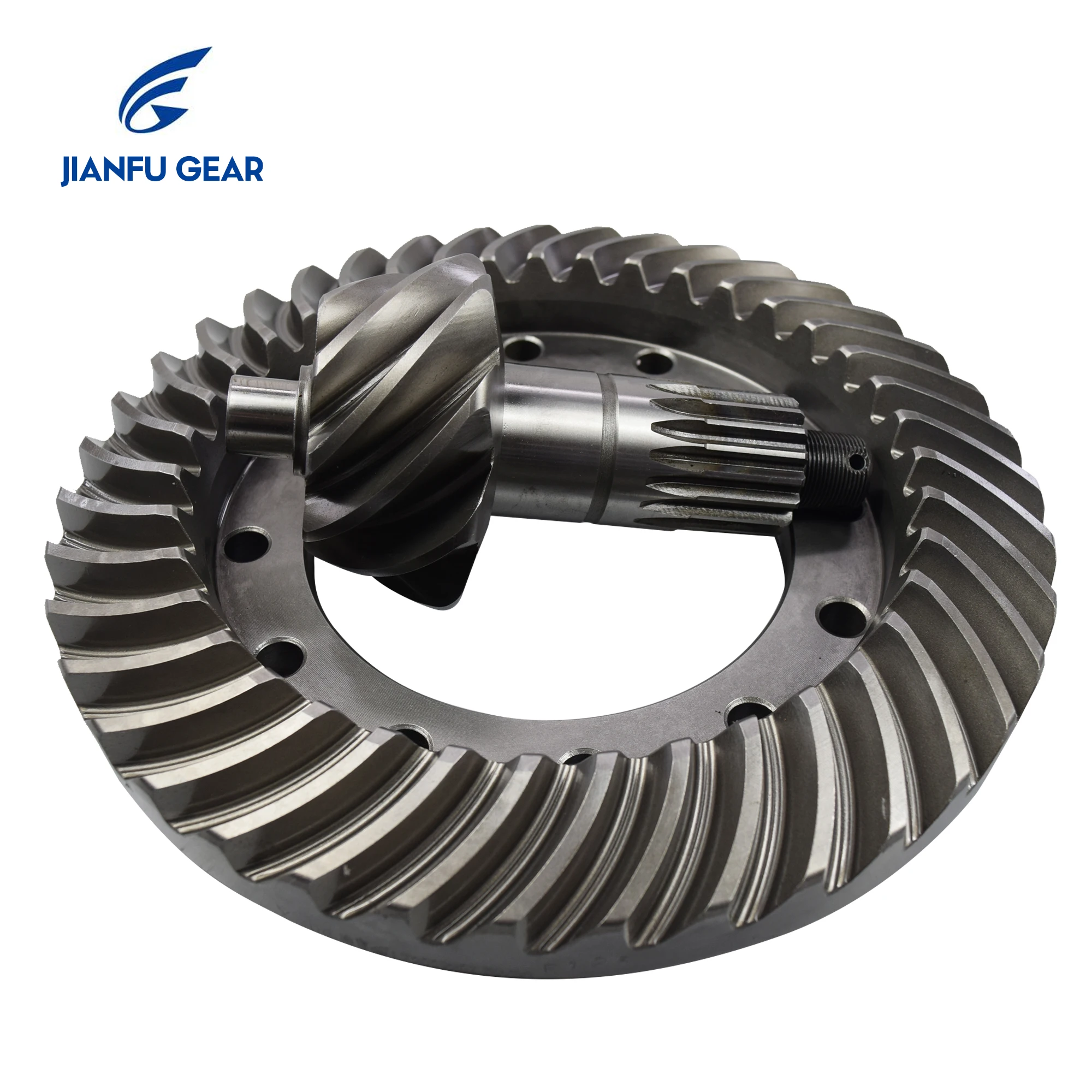 
Latest Technology Best Standard Wheel Gear JF6800 8:37 Spiral Bevel Gear Set 