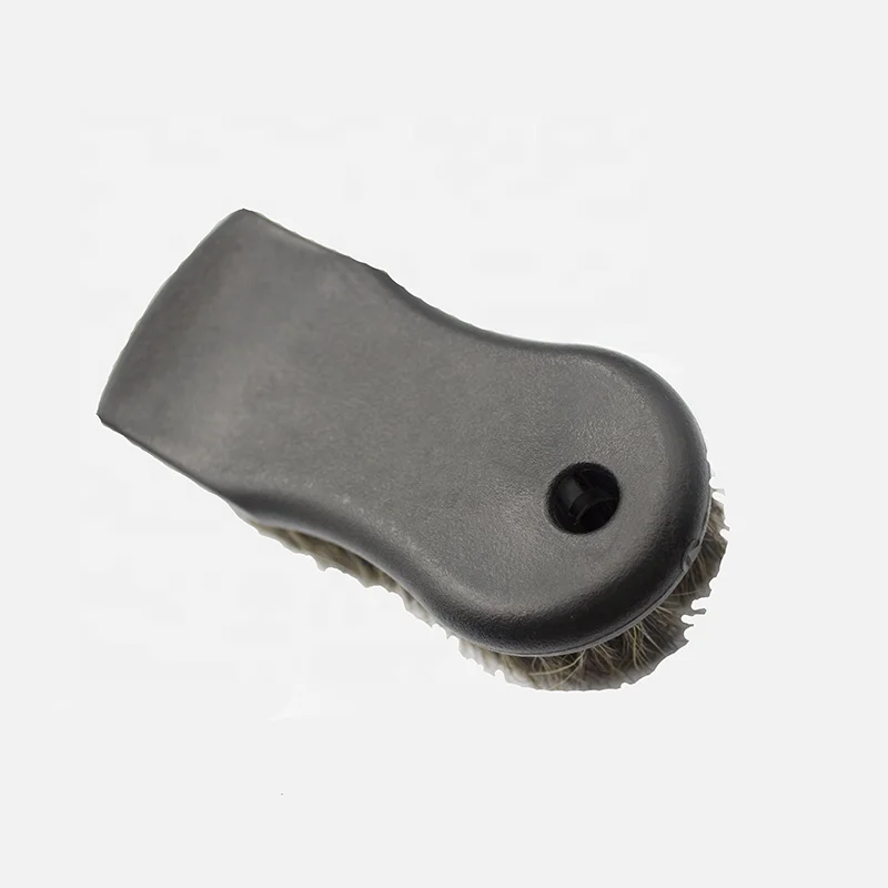 new premium auto detailing brush car care interior cleaning products long bristle  horse hair leather cleaning