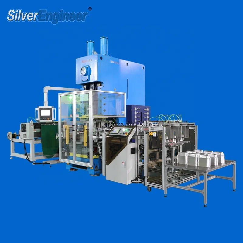 Fully Automatic Aluminum Foil Container Making Machine With Professional Maintenance Team